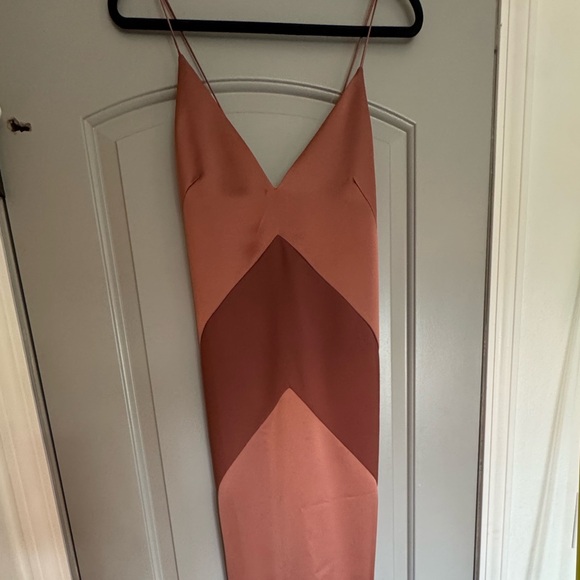 H&M Pink and Brown Maxi Dress - Picture 1 of 6